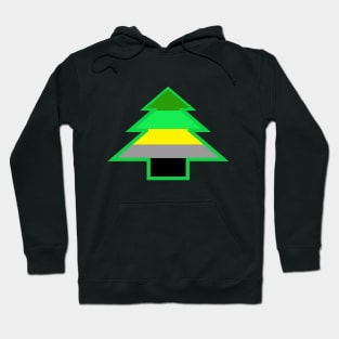 Aromantic Pride: Christmas Tree Hoodie